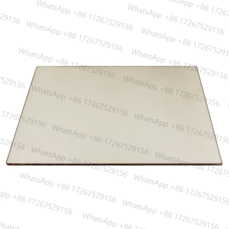 High temperature resistant Glass thick 4mm Fireplace door glass wood stove transparent microcrystalline ceramic glass