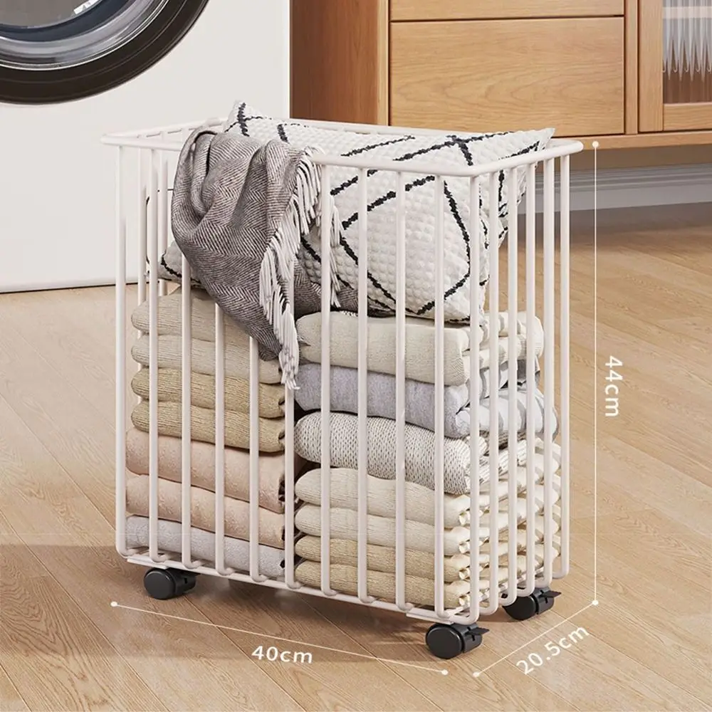 Wheel Laundry Basket Multifunctional Portable Mobile Dirty Clothes Bucket Large Capacity. Sturdy Laundry Hamper Corner Dorm