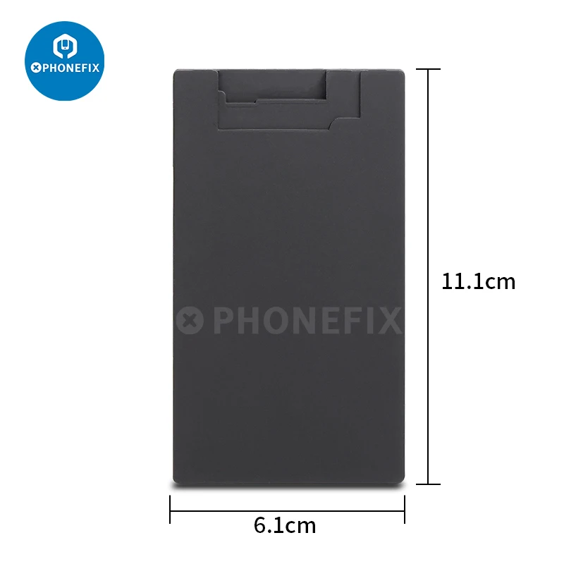 Almohadilla de goma con Cable flexible sin pliegue, molde de posicionamiento de laminación OCA, molde de restauración de pantalla LCD para iPhone 13, 12, 11 Pro, XS, 7, 8P, 6S, 6
