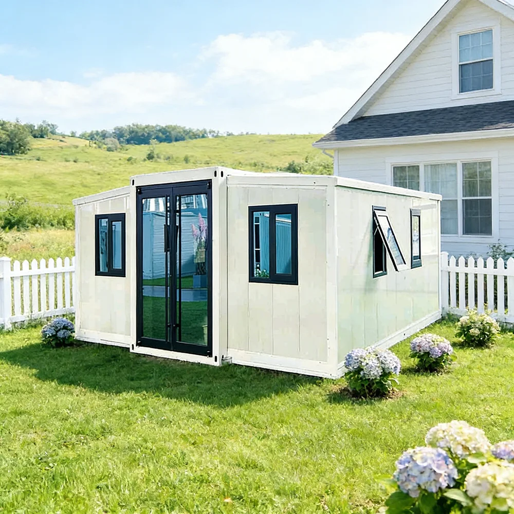 Permanent Container Residence Foldable House with Corrosion Resistant Frame for Long Term Use