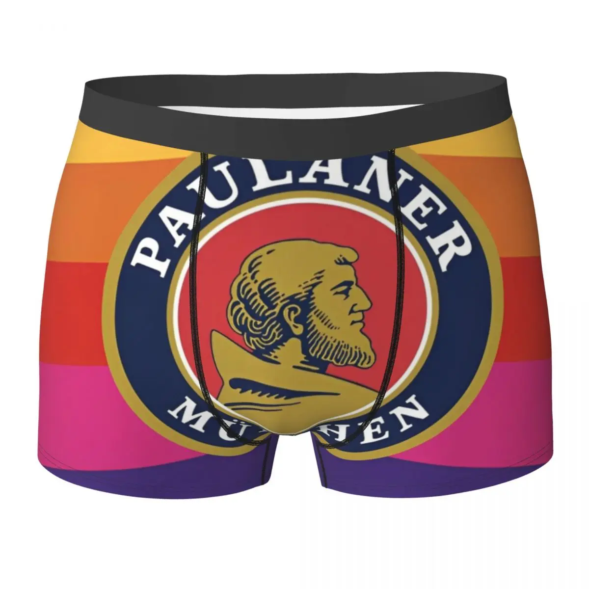 

Нижнее белье Paulaner Spezi, немецкие мужские трусы с газировкой, эластичные шорты на заказ, шорты высокого качества, большие размеры 2XL