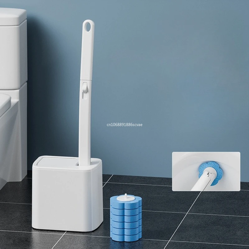 

Disposable Toilet Brush Replaceable Wall-mounted Long Handle Toilet Brush Cleaning Tools WC Bathroom Accessories Wc Accessories