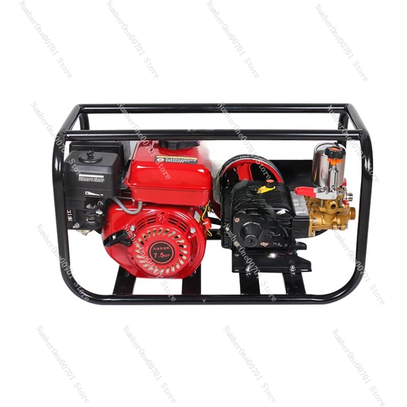 Four-stroke Gasoline High Pressure Sprayer Agricultural Orchard Sprayer Triple Cylinder Plunger Pump Sprayer