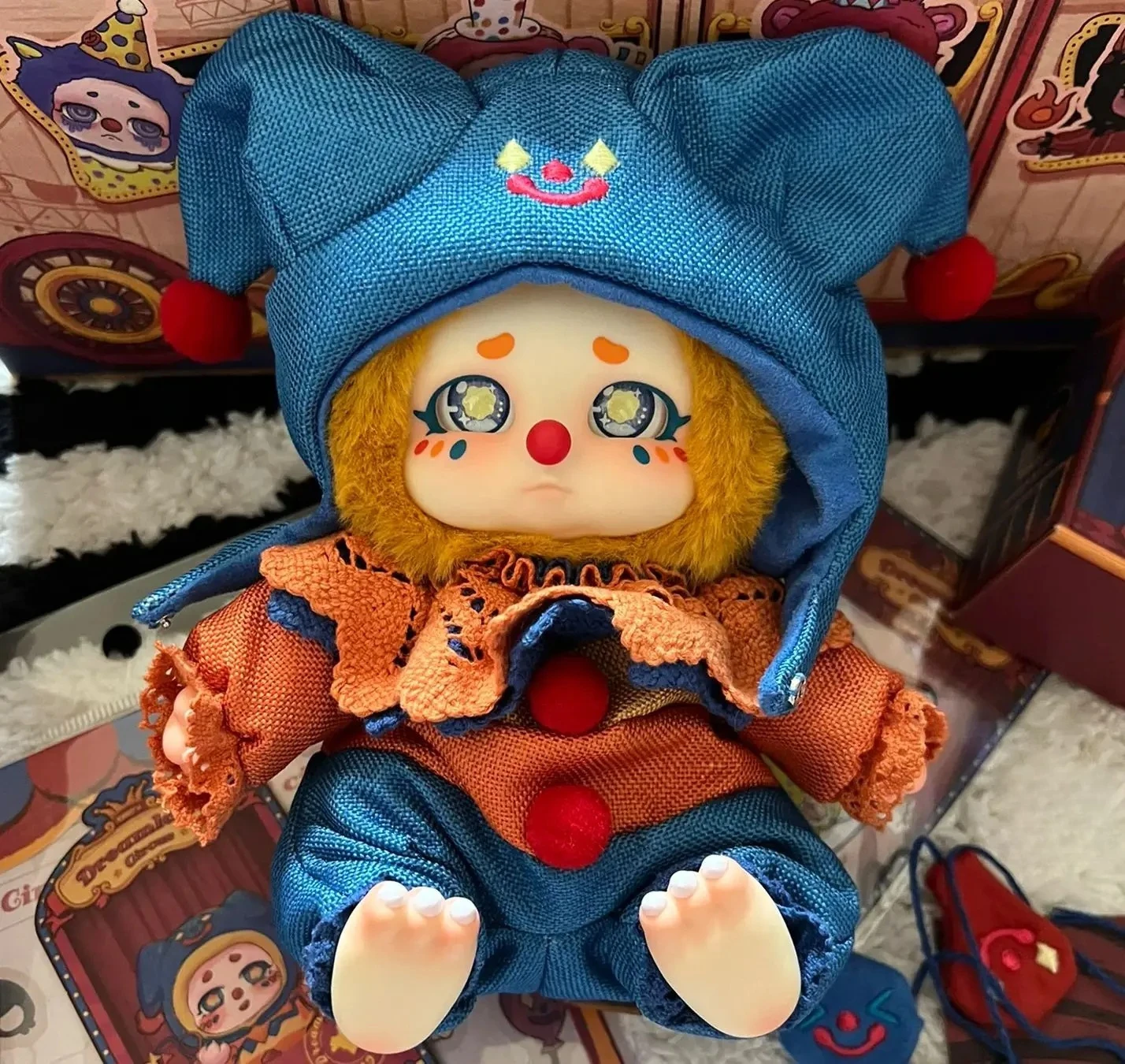 

Dream Tour Circus Series Absurd style Blind Box Mystery Box Plush Doll Figure Toy Birthday Holiday Girlfriend Couple Gift