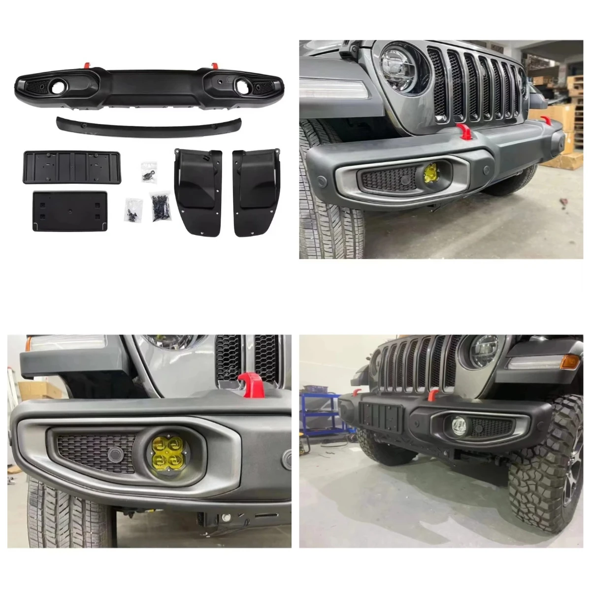 

Stlf Best Selling XDS Best Selling 10th Anniversary Plastic Front Bumper With Radar Hole For Wrangler JL 18+