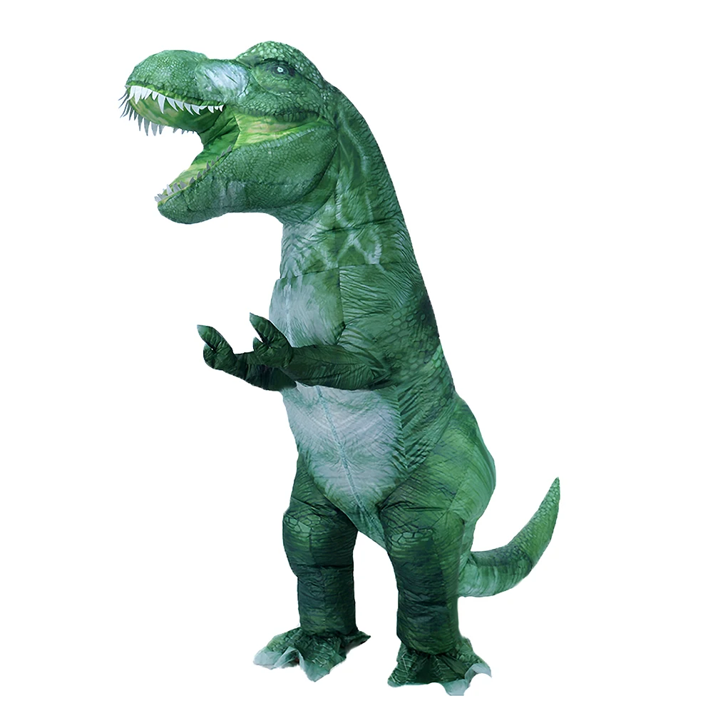 

Halloween Adults Kid Inflatable Dino T-Rex Costume Spinosaurus Pterosaur Triceratops Velociraptor Costume Mascot Cosplay