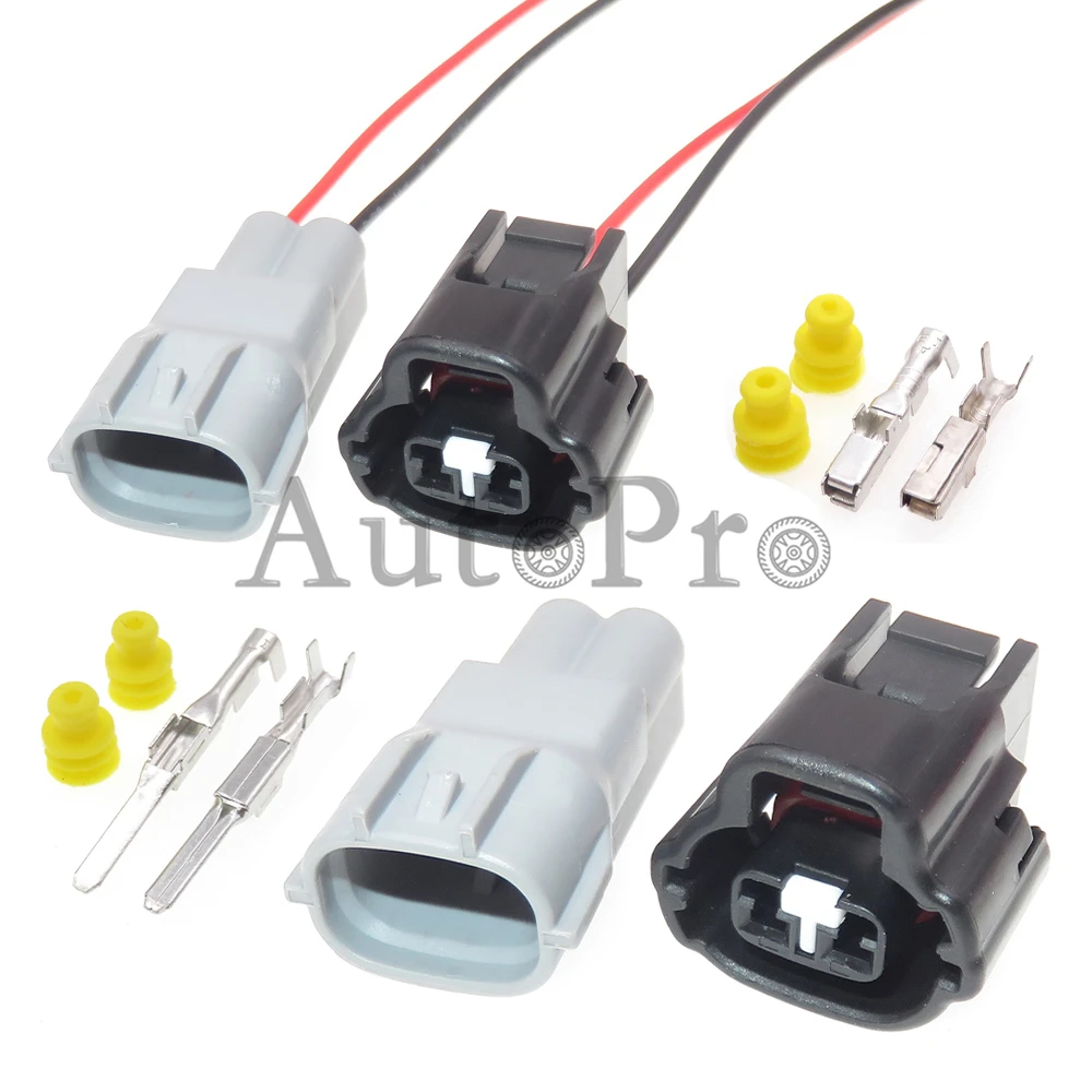 1 Set 2 Hole 7283-7526-40 90980-11162 AC Assembly Auto Accessories 7282-8120-40 7283-7526-30 Solenoid Valve Electric Cable Plug