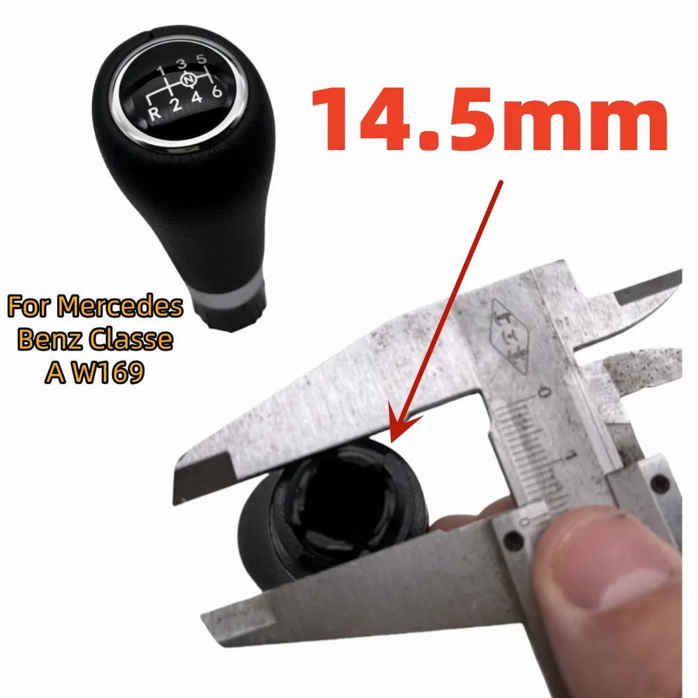 

Ручка рычага 14,5 мм, ручная ручка переключения передач, 6 скоростей для Mercedes Benz Classe A W169, 6-скоростное руководство