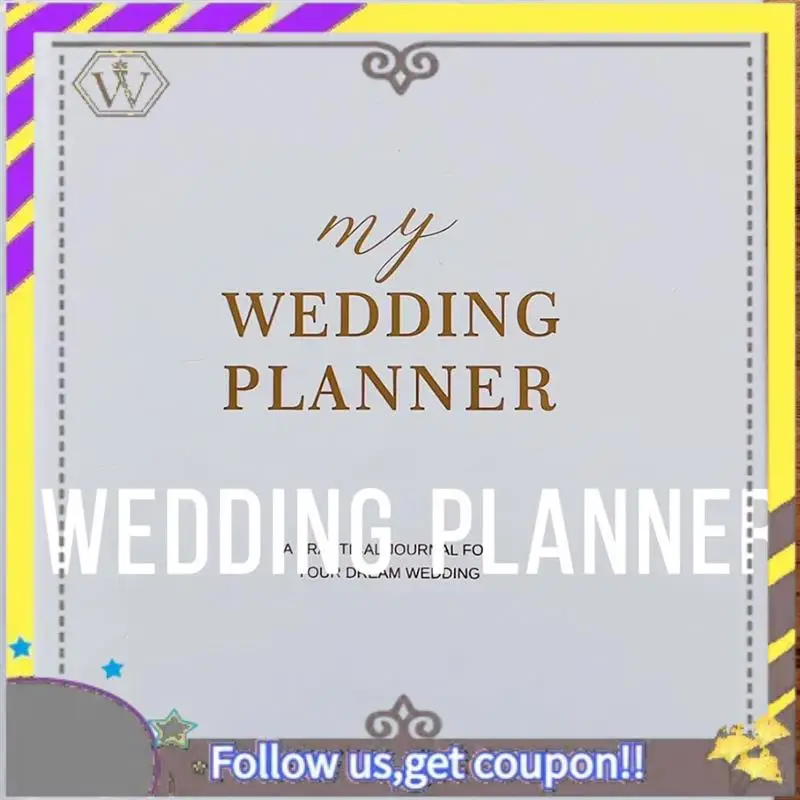 

New Wedding Planner Book And Organiser The Complete Bridal Planning Journal For Engaged Couples A5 Hardcover Notebook