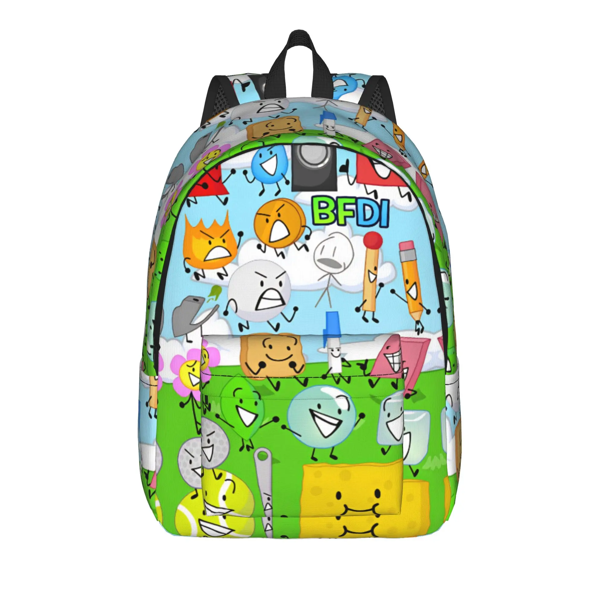 BFDI Backpack  University Backpacks Unisex High Quality Durable School Bags Kawaii Rucksack