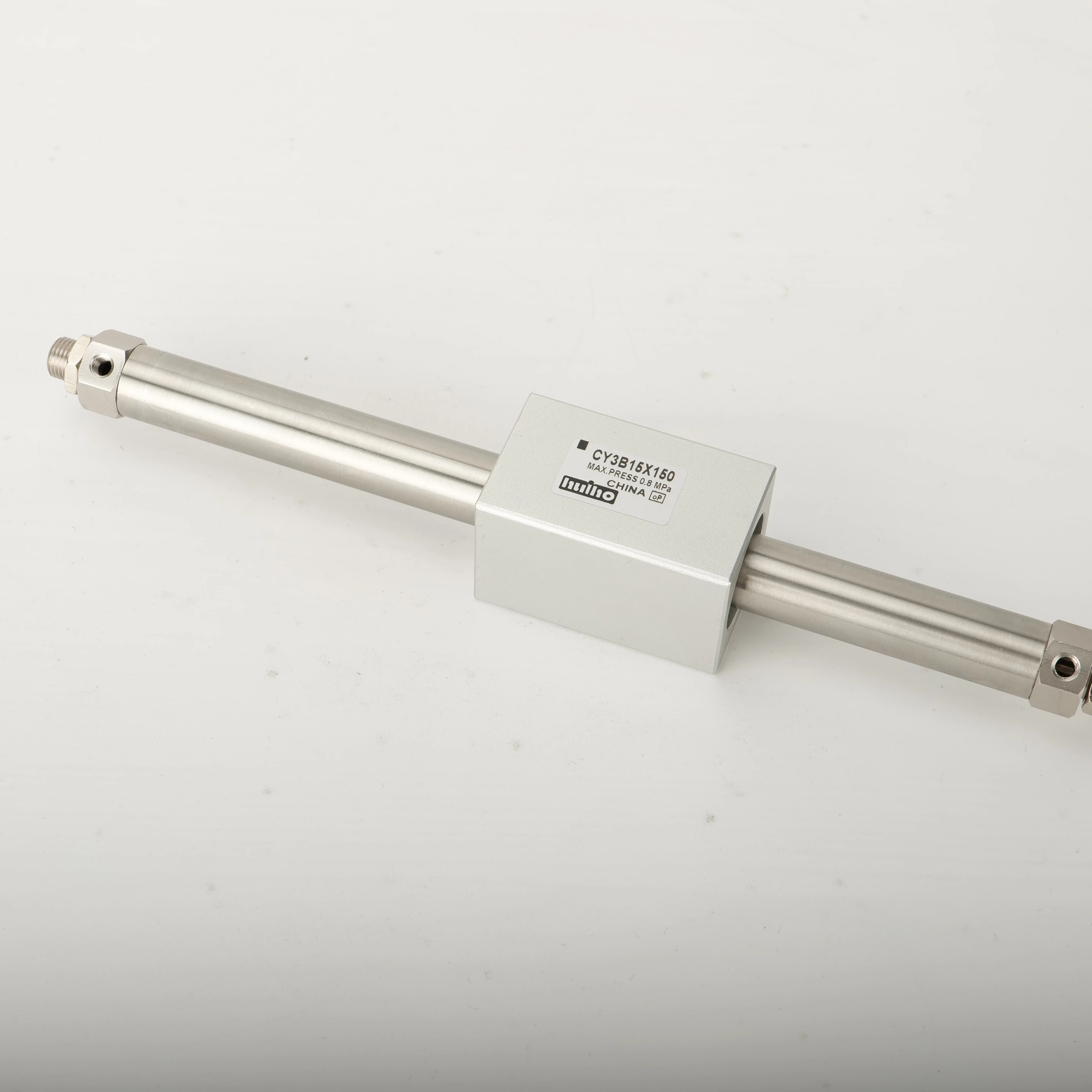 Sanjia CY3R15-300 Standard Stainless Steel Pneumatic Magnetic Piston Cylinder Rodless Magnetic Coupling Structure 1 Year