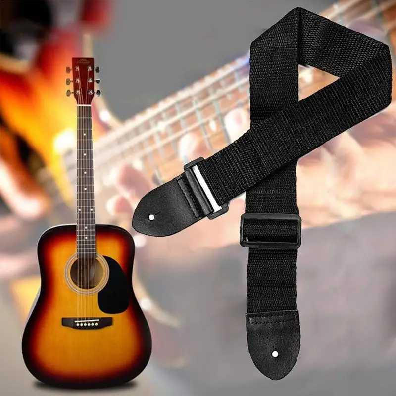 Adjustable Guitar Strap Wide Shoulder Strap Replacement Shoulder Strap Adjustable Replacement Guitar Belt Vintage Guitar Strap