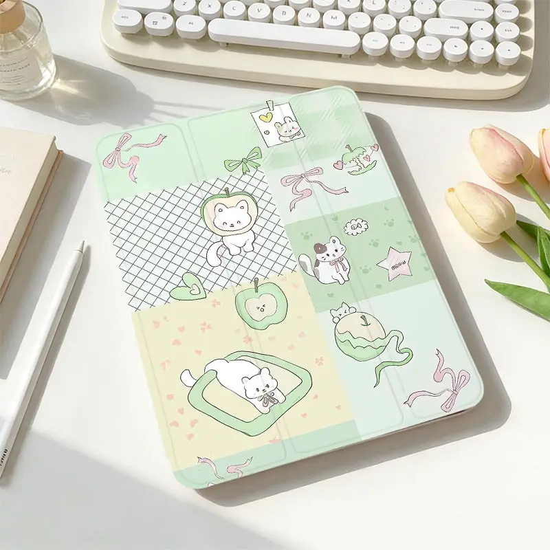 Tri-fold Protective Case For Tab A11 A9 8.7