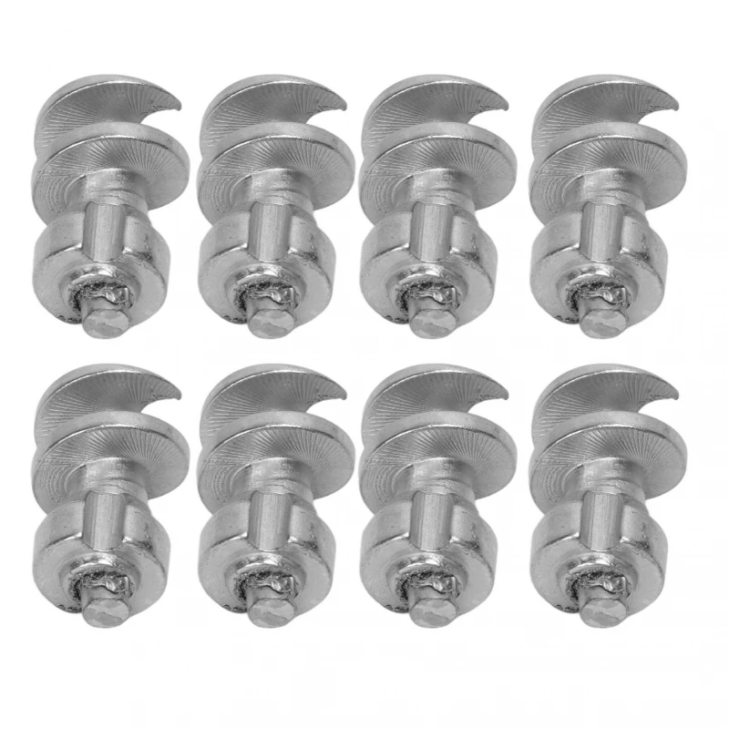 Goujons de pneu de roue de voiture argent antidérapant tungstène haute fiabilité vis pointes de neige pour Auto ou camion moto véhicule tout-terrain