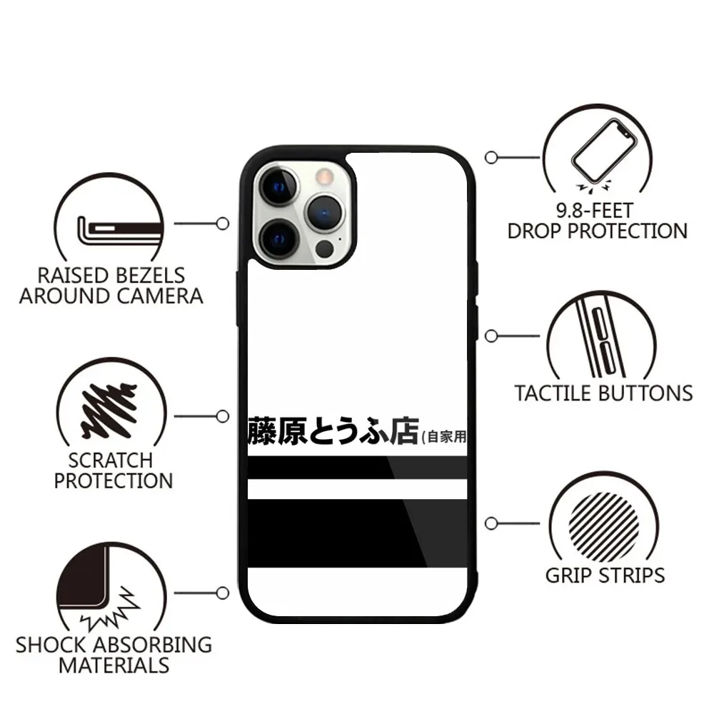 I-Initial D A-AE86-6 Phone Case For iPhone 15,14,13,12,11,Plus,Pro,Max Mini Magsafe Magnetic Wireless Charging