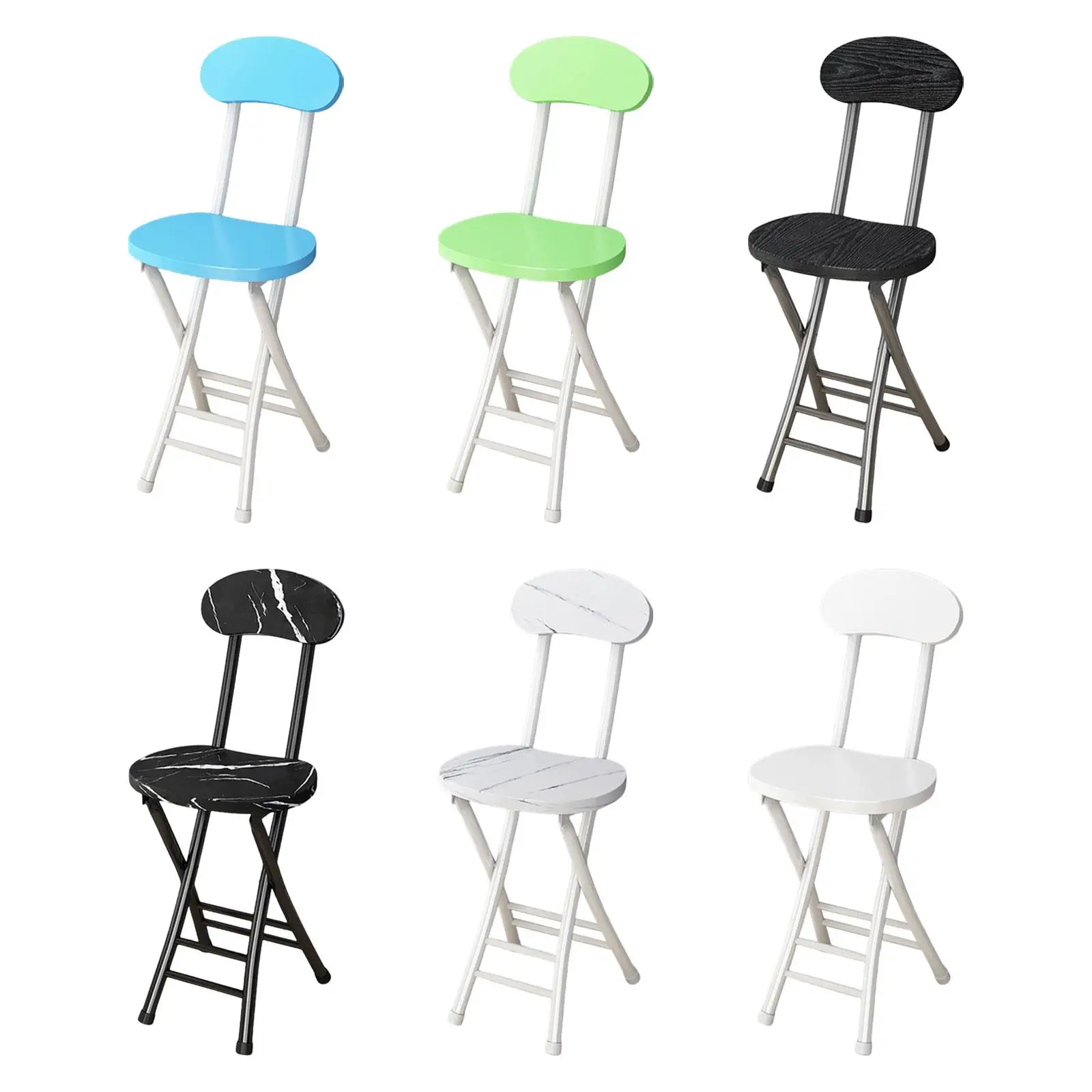 Prático Folding Stool, fácil de usar, cadeira de acampamento, piquenique, pátio, quintal