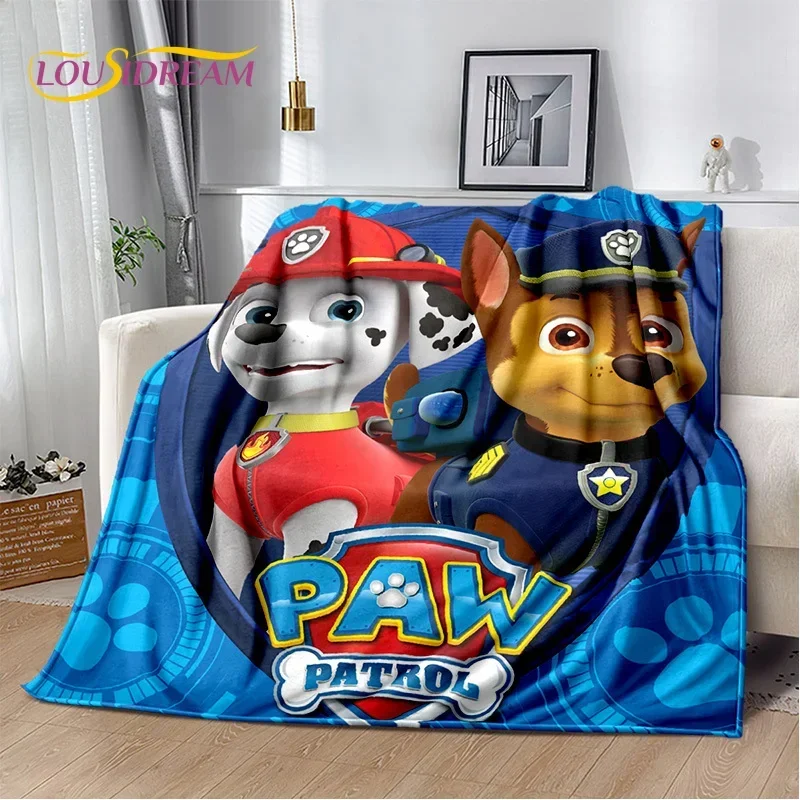 

3D P-Patrol Cute Cartoon Dog HD Blanket,Soft Throw Blanket for Home Bedroom Bed Sofa Picnic Travel Cover Blanket Kids Gift Cover