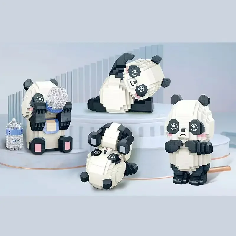 

Panda Building Blocks Toys Lovely Animal Blocks DIY Micro Blocks Blocs De Constructions Toys for Boys Girls Xmas Gifts Kids Toys