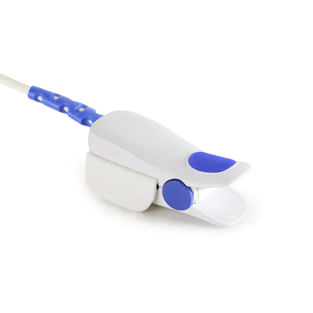 

Медицинский расходный датчик GE Trusignal SpO2 TS-F-D GE Ohmeda Oxytip SpO2 Sensor DB 9-контактный зажим для пальца для взрослых длиной 1,1 метра