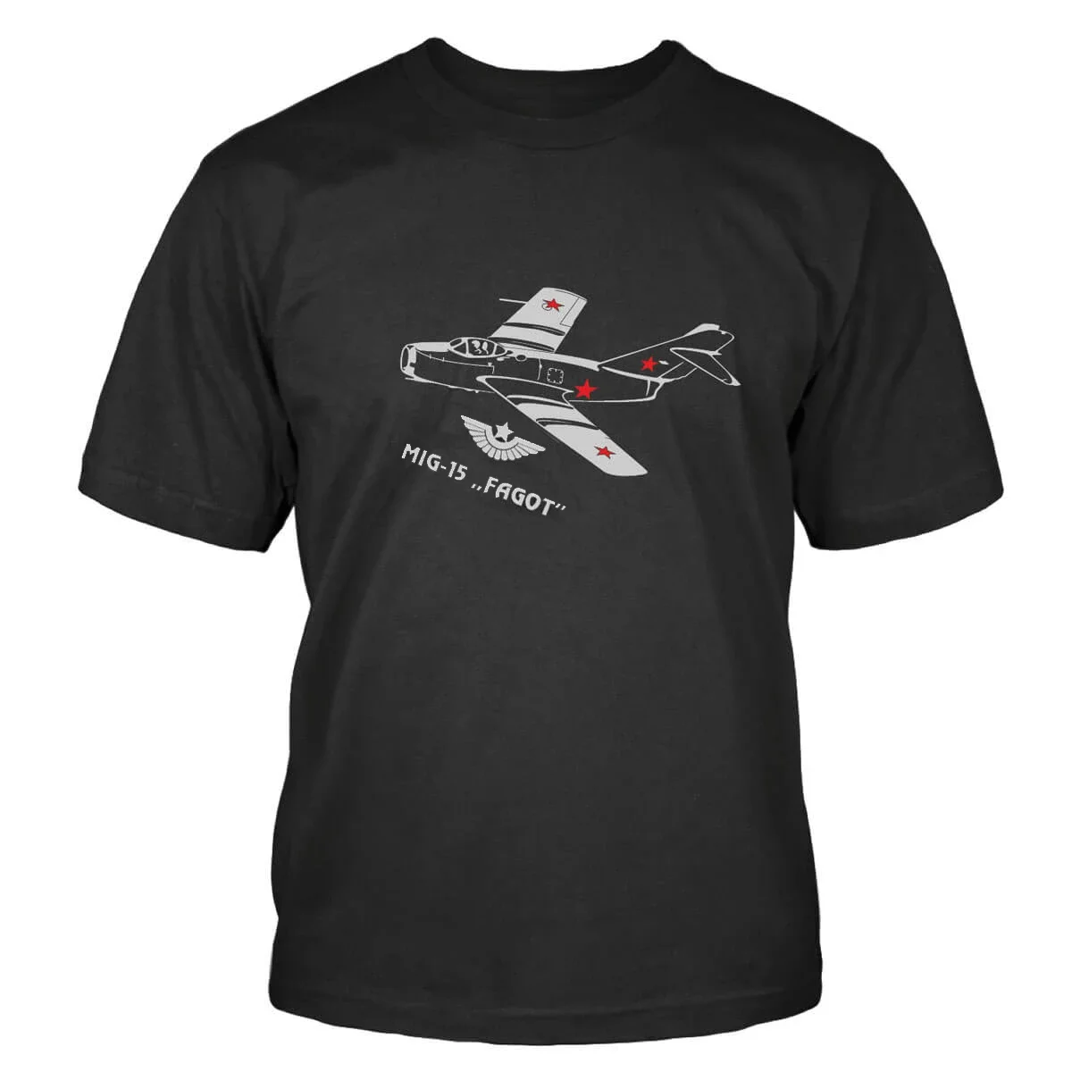 Camiseta de combate Jet "fagot" MiG-15 de la Guerra Fría de Rusia Soviética, 100% de algodón con cuello redondo, camiseta informal de manga corta de verano para hombre, talla S-3XL