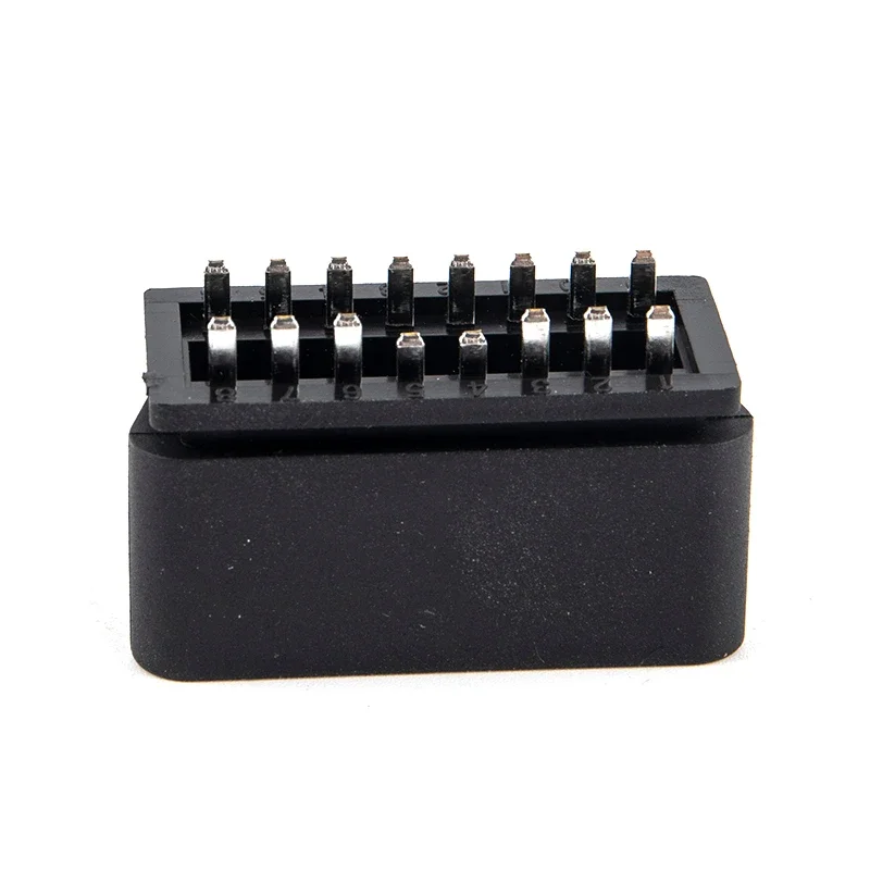 12V 16 Pin Male Car Connector Diagnostic Tool Terminal Connection Plug for Vehicle