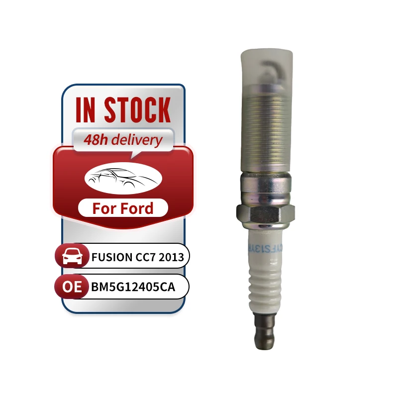 

Upgraded Double Platinum Spark Plug for Ford Escape Fusion Edge 2014-2021 Fuel Efficient Smooth Acceleration New OE BM5G12405CA