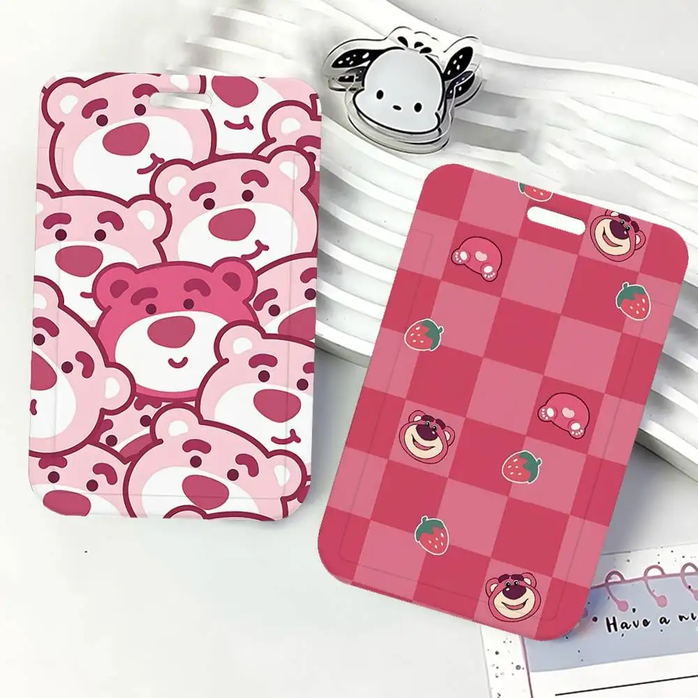 

Держатель для ID-карт и кредитных карт Kawaii L-Lotso с ремешком на шею для детей, чехол для пропускных карт, подарок