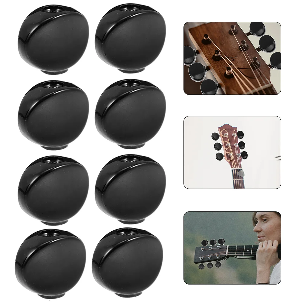 

8Pcs Guitar Tuning Peg Buttons Sturdy Metal Elegant Long Service Life String Holders for Acoustic Electric Guitars