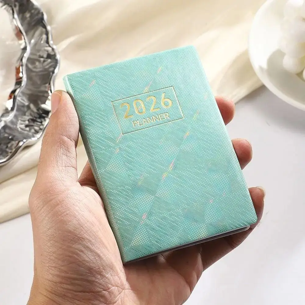 

Толстый мини-блокнот формата А7, квадратный школьный офис, еженедельник, блокнот, календарь, список дел, портативный карманный блокнот