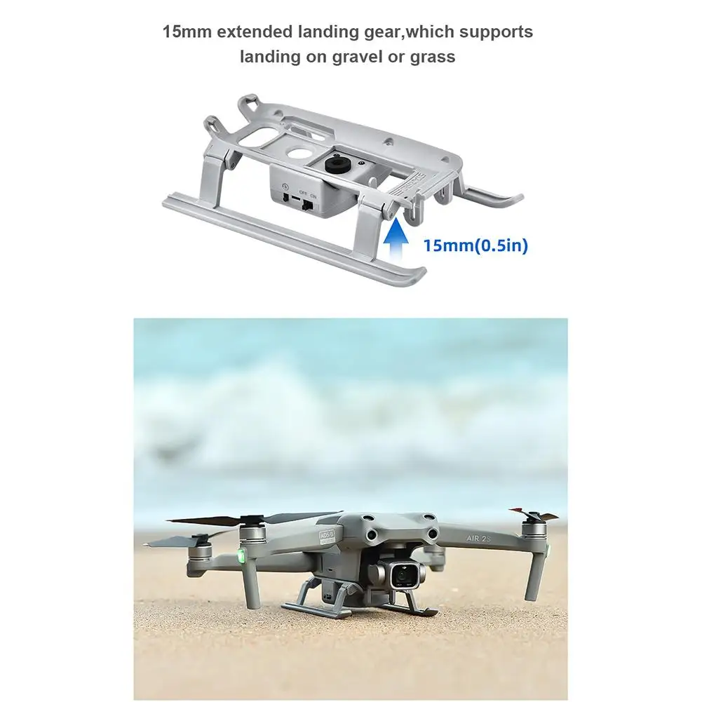 Airdrop sistema de pouso engrenagem entrega presente casamento dispensador isca pesca lançador compatível para dji mavic ar 2s/mavic ar 2
