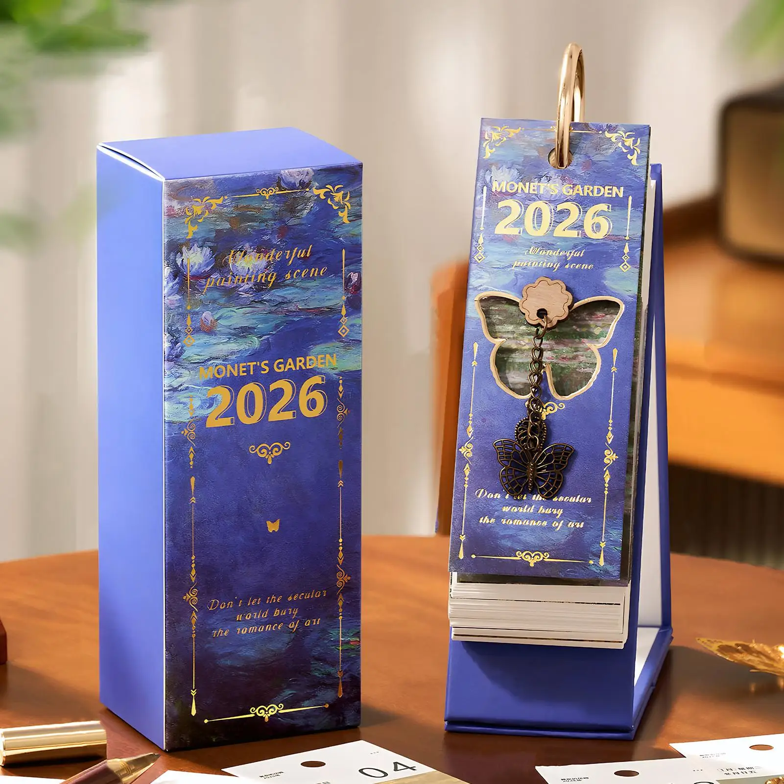 تقويم سطح المكتب 2026 مخطط اللوحة الزيتية التقويم الدائم للأسرة المدرسية الفصول الدراسية مكان العمل المطبخ غرفة الدراسة شقة