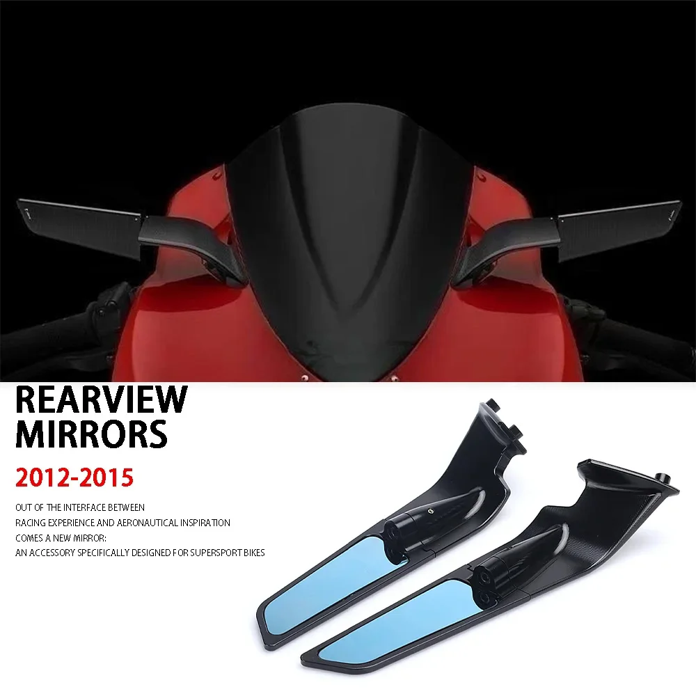 New Motorcycle Aluminum For DUCATI Panigale 899 ABS PANIGALE 1199 / S / Tricolore Rearview Mirror Rear View Mirrors Side Mirror