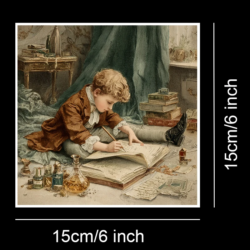 36 vellen 6 "x 6" plakboekpapierpakket: handgeschilderde bloemenprints voor scrapbooking, origami, junk journal en kaarten maken.