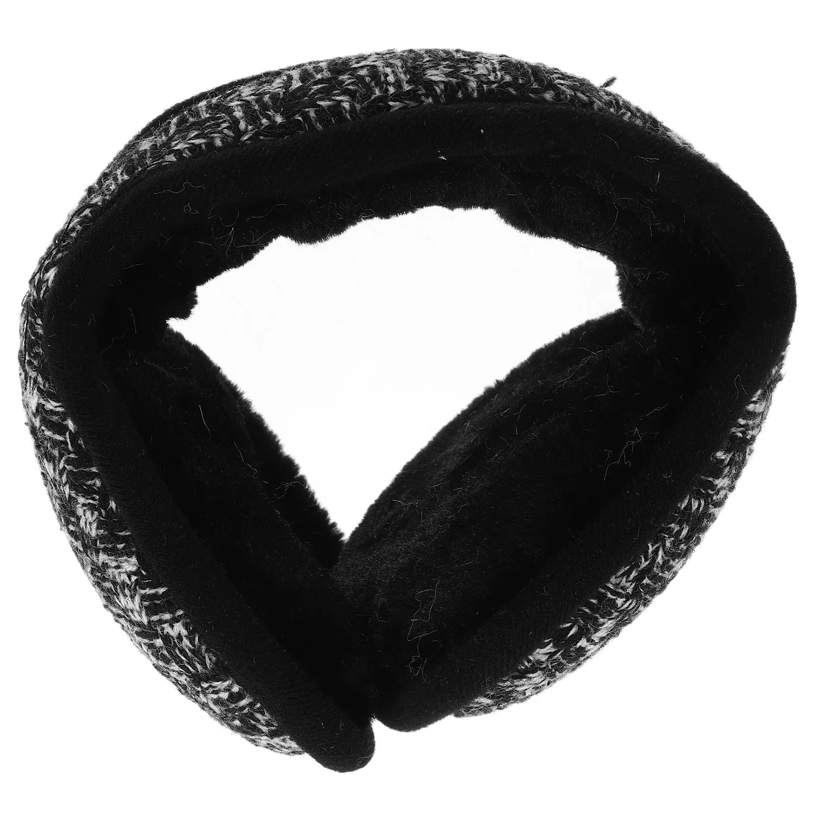 

Зимние вязаные наушники-утеплители с фиксацией на затылке, складная конструкция для мужчин и женщин, для езды на велосипеде, пеших прогулок, катания на лыжах, использования в холодную погоду