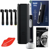 ELECTRIC BRUSH ORAL-B PRO 1 + ETUI + ENDS WITH ACTIVE CARBON