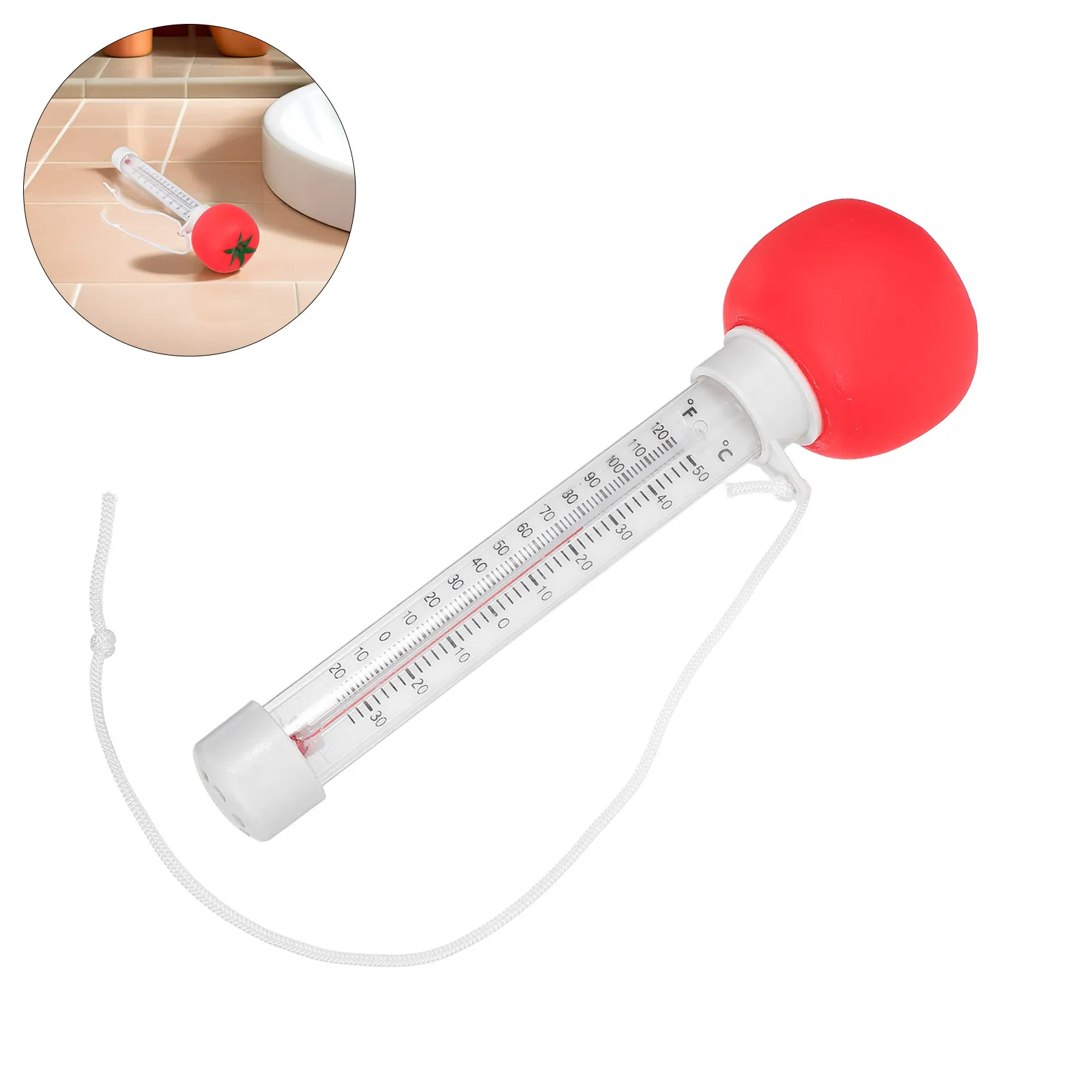 

Плавающий термометр для бассейна для детей: мультяшный дизайн, большой, легко читаемый дисплей, точный, водонепроницаемый измеритель температуры для детской ванночки