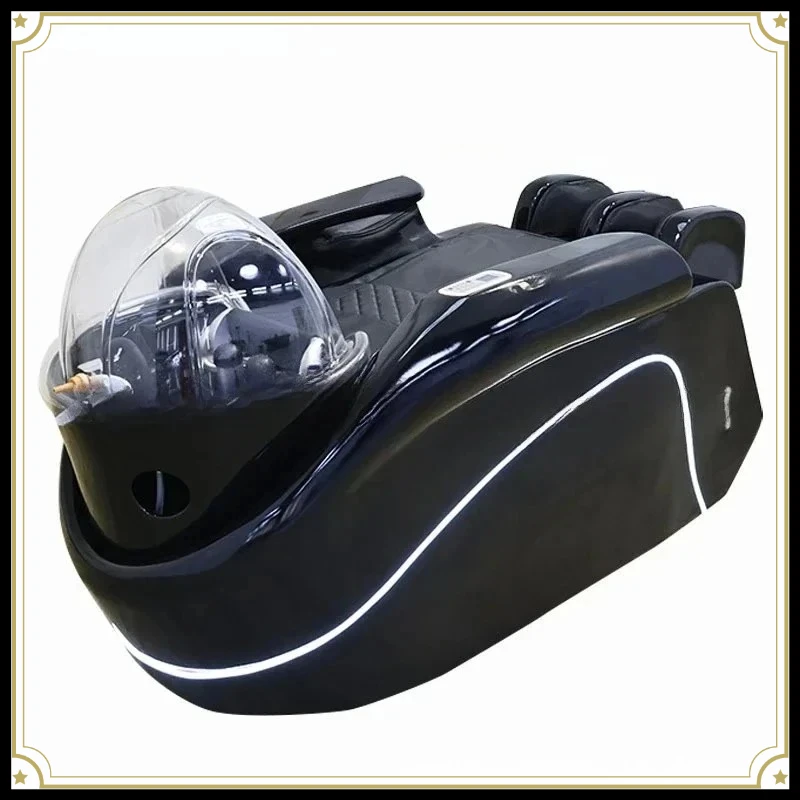 X-S Barber shop shampoo hair salon special automatic intelligent electric massage bed ceramic hair salon flush bed HG