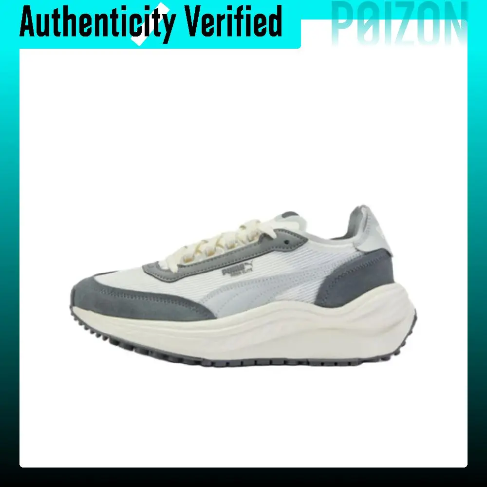 PUMA RIDER ELITE Support Low top Casual Shoes Unisex White Gray 404616-01