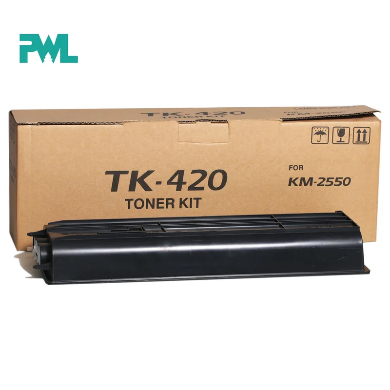 

1PC TK420 480g Black Good Toner Cartridge Compatible for Kyocera KM-2550 Monochrome copier Printer Supplies