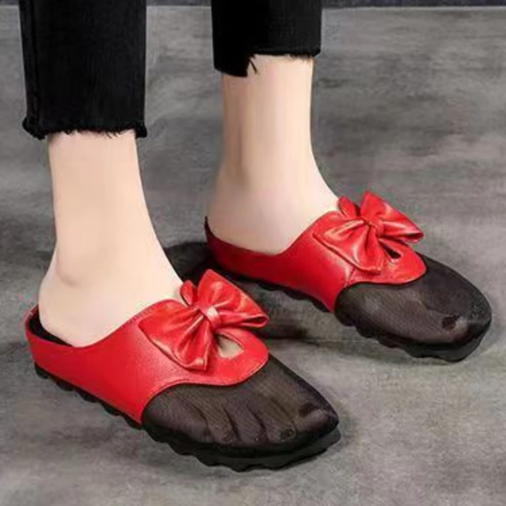 

Summer Shoes for Women Flat Bow Designer Shoes Soft Slipon Loafers Moccasin Leisure Slides Women Ballet Flats Zapatos De Mujer