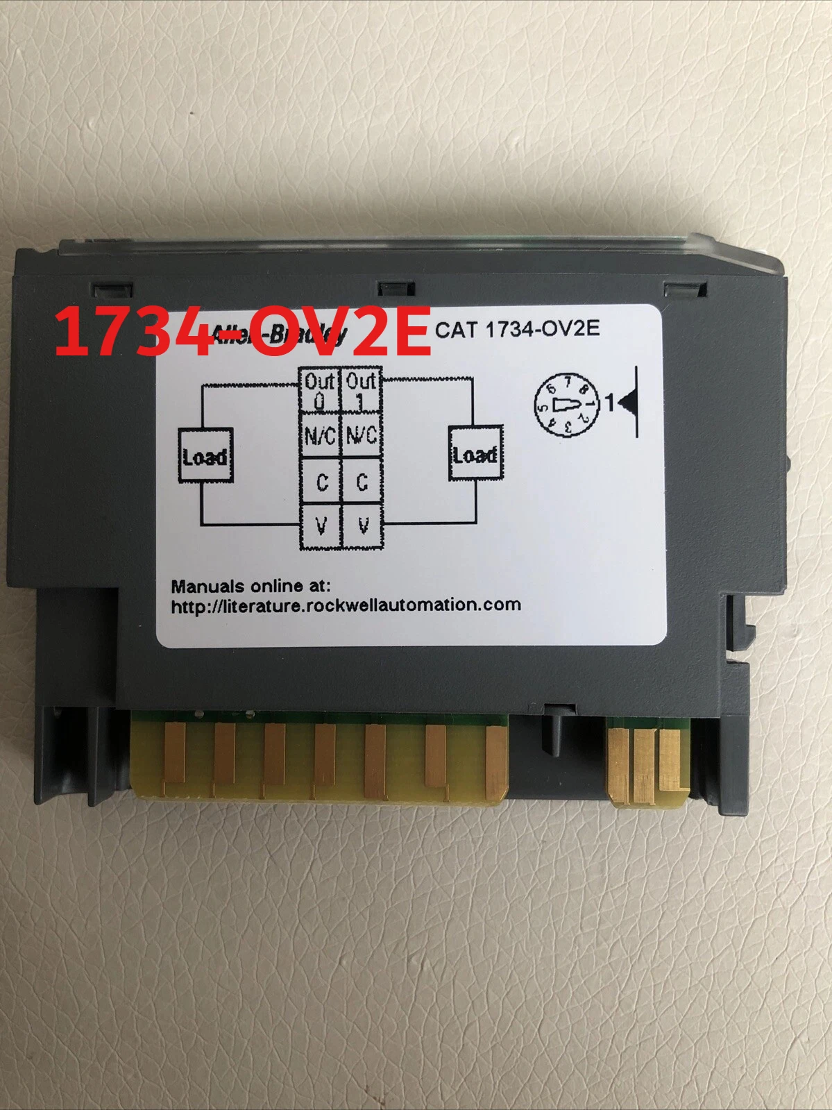 

Используется для Allen Bradley 1734-OV2E POINT I/O 2-точечный модуль цифрового вывода 1734-OV2E