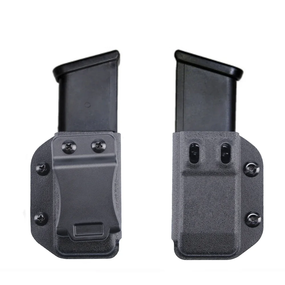 Magorui iwb/owb 9mm coldre de revista universal mag bolsa se encaixa para glock 17 19 26/23/27/31/32/33 m9 g2c p226 usp mão esquerda direita