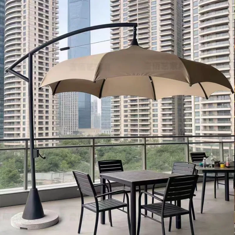 Outdoor parasol coffee shop camping stall commercial sun umbrella villa courtyard umbrella