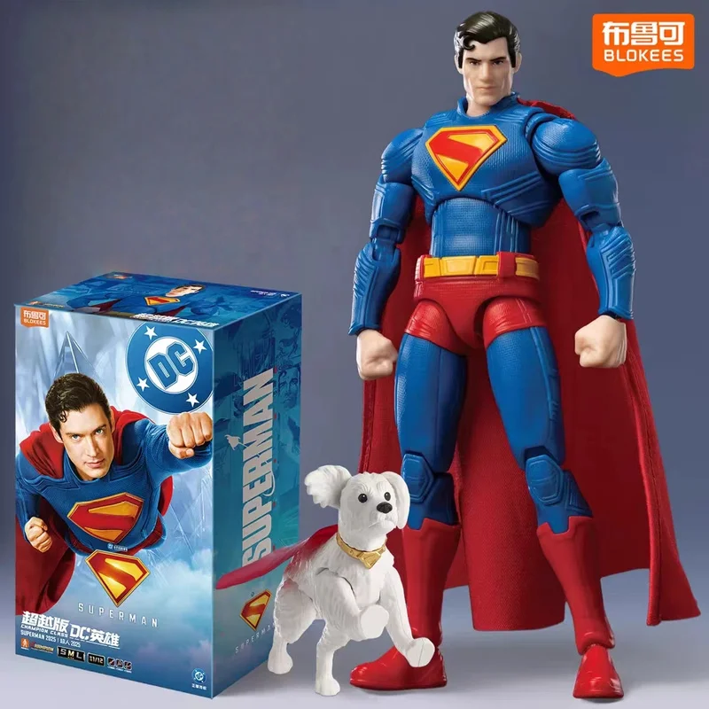 جديد Blokees Blockman Dc Hero Superman 2025 Beyond نسخة نموذج لجسم حلية جمع لعبة عصرية رائعة هدية عيد ميلاد