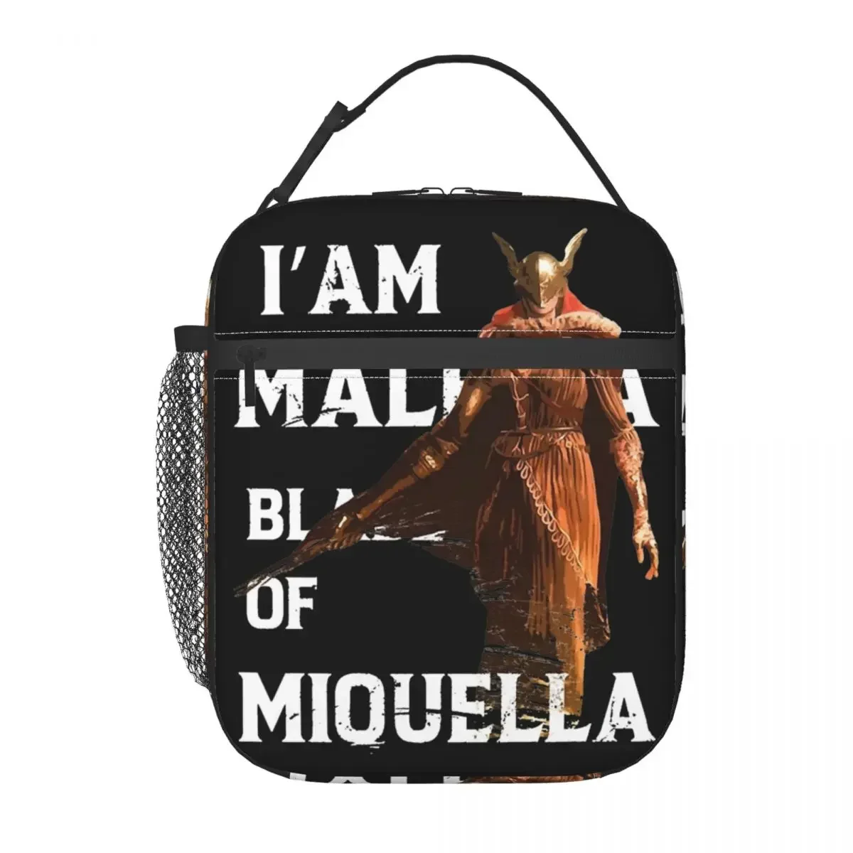 

Malenia Blade Of Miquella Insulated Lunch Bag for Men Women Bloodborne Games Lunch Multifunction Thermal Cooler Lunch Box Work