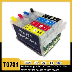 vilaxh T0731 73N T0731N Refillable Ink cartridge For Epson Stylus TX210 TX410 CX4900 CX3900 TX200 CX7300 CX8300 CX3905 CX4905