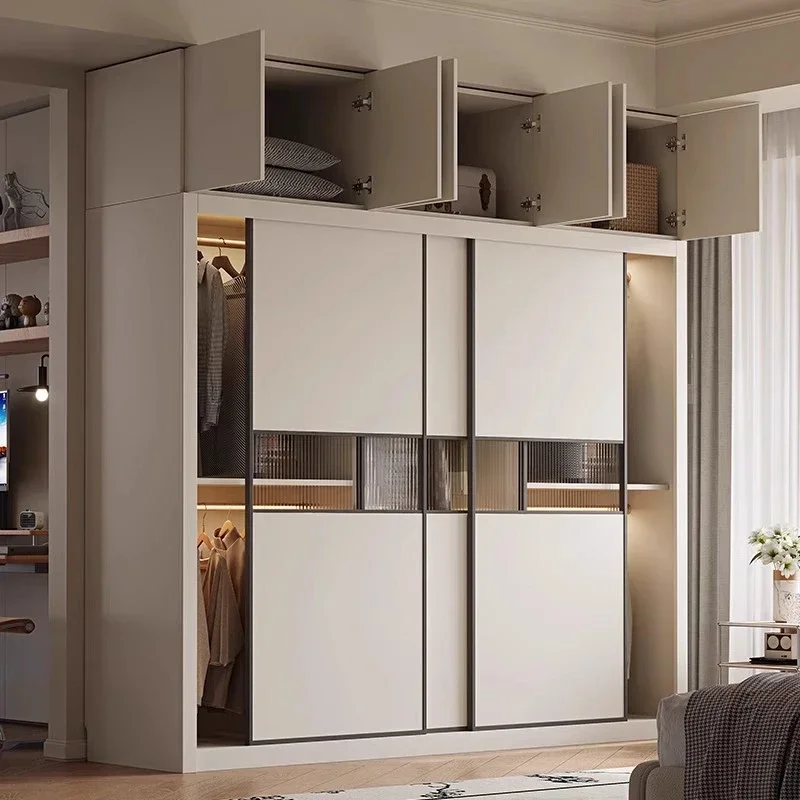 Open System Closet Cupboard Bedroom Clothes Nordic Wardrobe Minimalist Modern Jewelry Fabric Cube Guarda Roupa Home Furniture