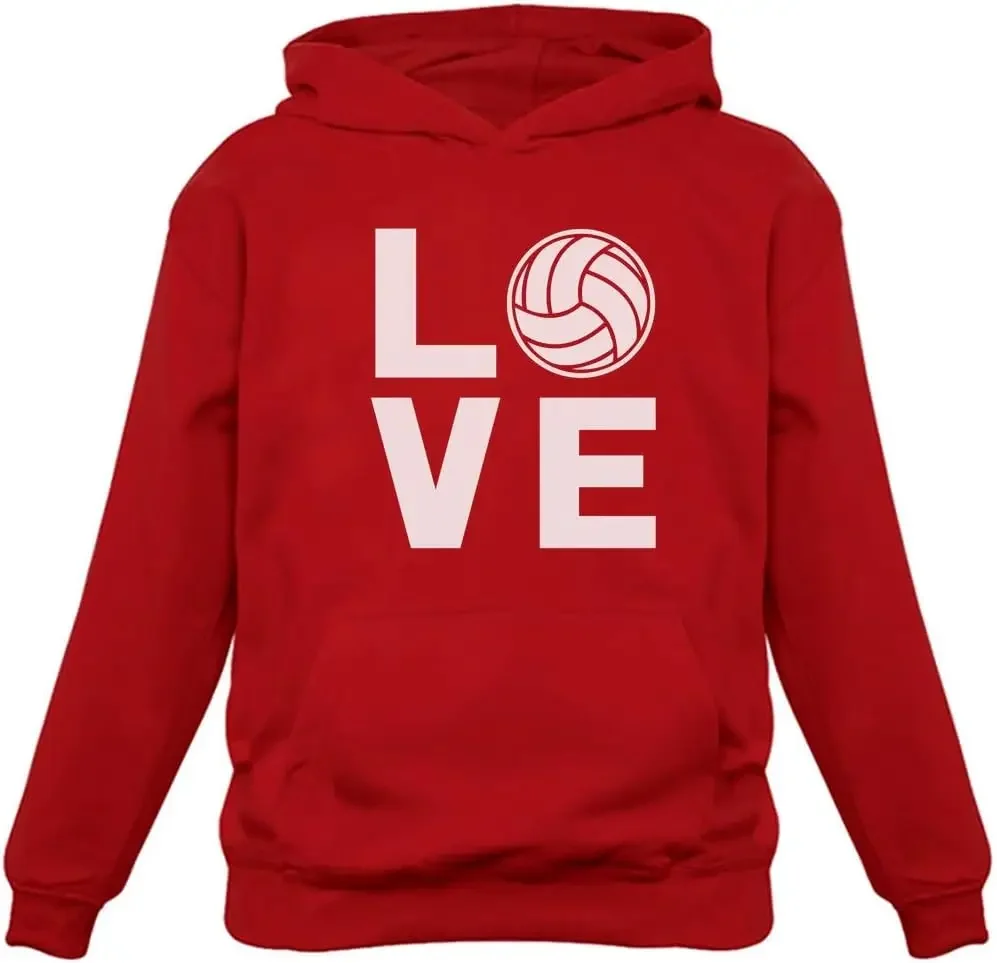 Unisex Gifts for Teen Girls Women Fans Team Players Love Sweatshirt Hoodie Tstars Volleyball Hoodies