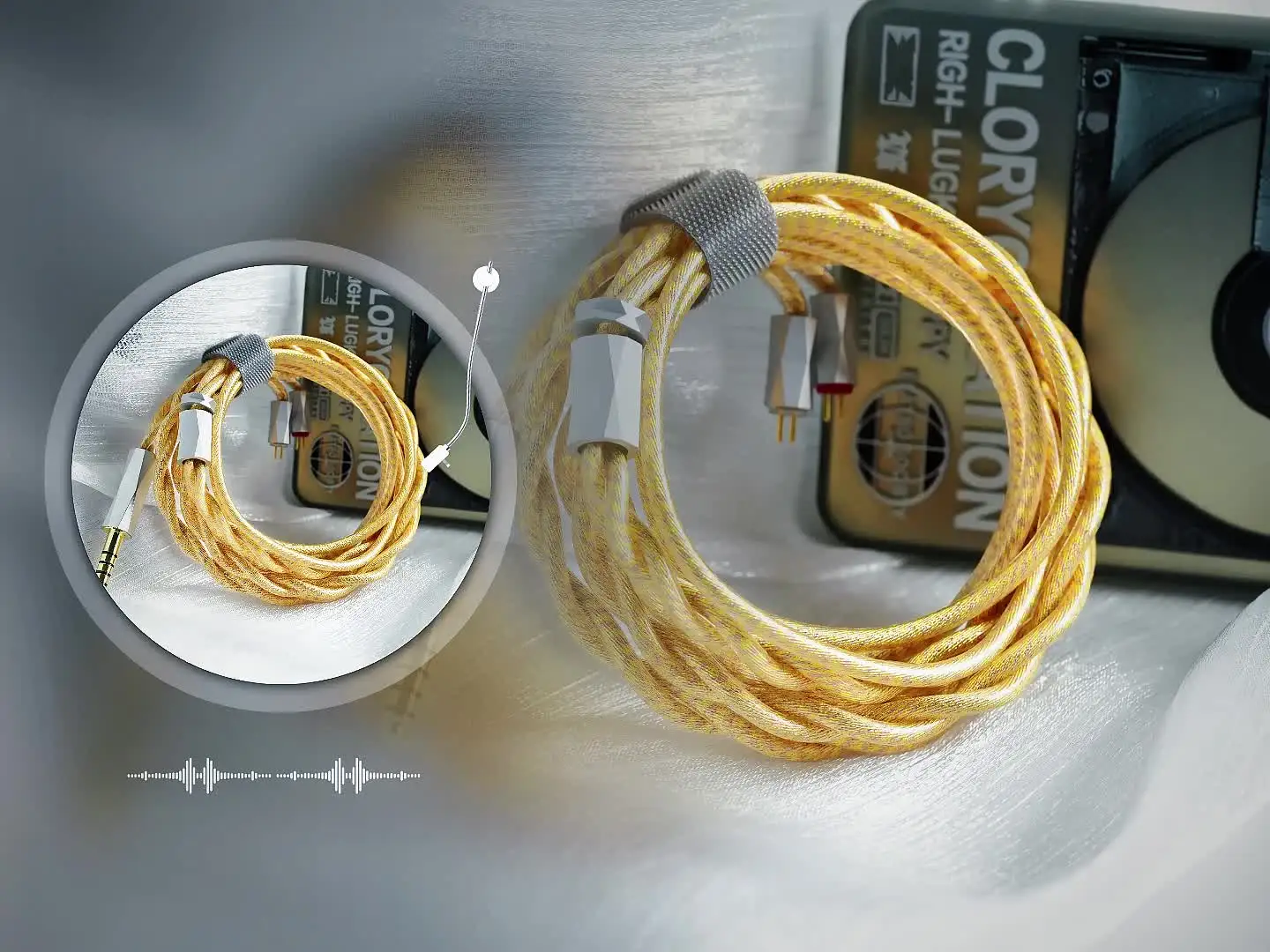 アクセサリー isnb_doi ZiSin-334 iem ケーブル 4.4mm バランスプラグ 0.78 2pin/MMCX/IE900