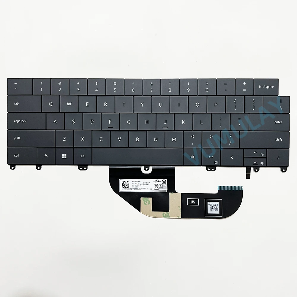 Imagem -02 - Teclado Retroiluminado Russo para Dell Xps 13 Plus 9320 Xps 9320 P151g 09fhr6 Sn2121b 049nvp Sg-b1200-xua Sg-b1200-xaa us